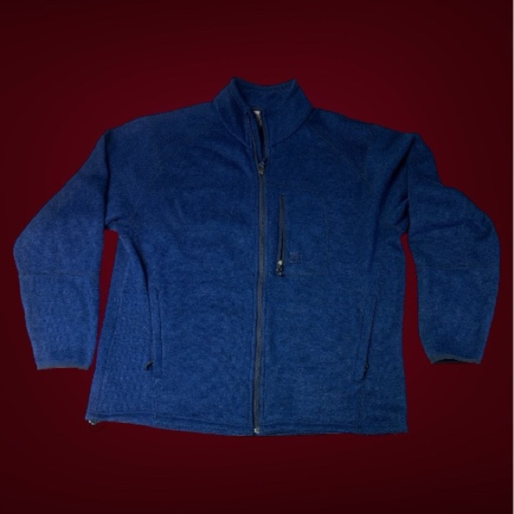Avalanche Men's Zip-Up Sweater in Blue Size 2X